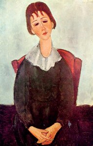 Ragazza in nero, 1918